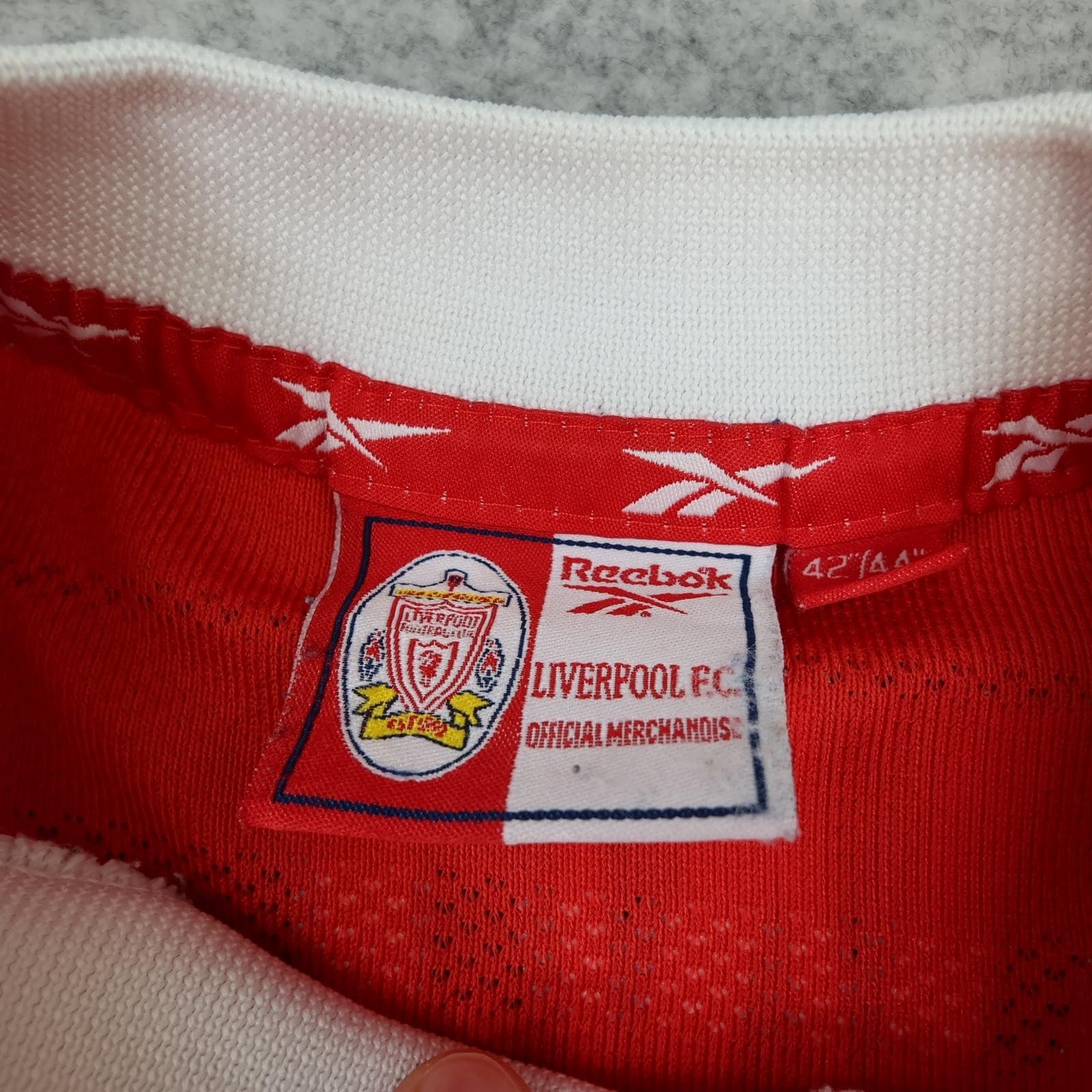 Vintage Liverpool Shirt Mens Large Home 1998 1999 Reebok Fowler 9 Soccer Jersey photo 8