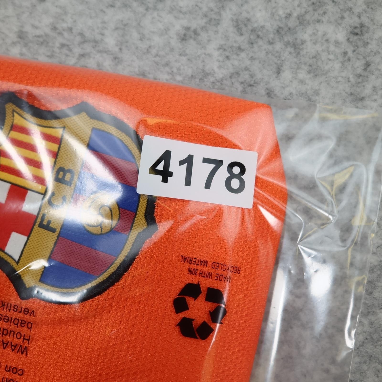 Barcelona Shirt Mens Small Orange Away 2012 2013 Football Nike Qatar Foundation photo 17