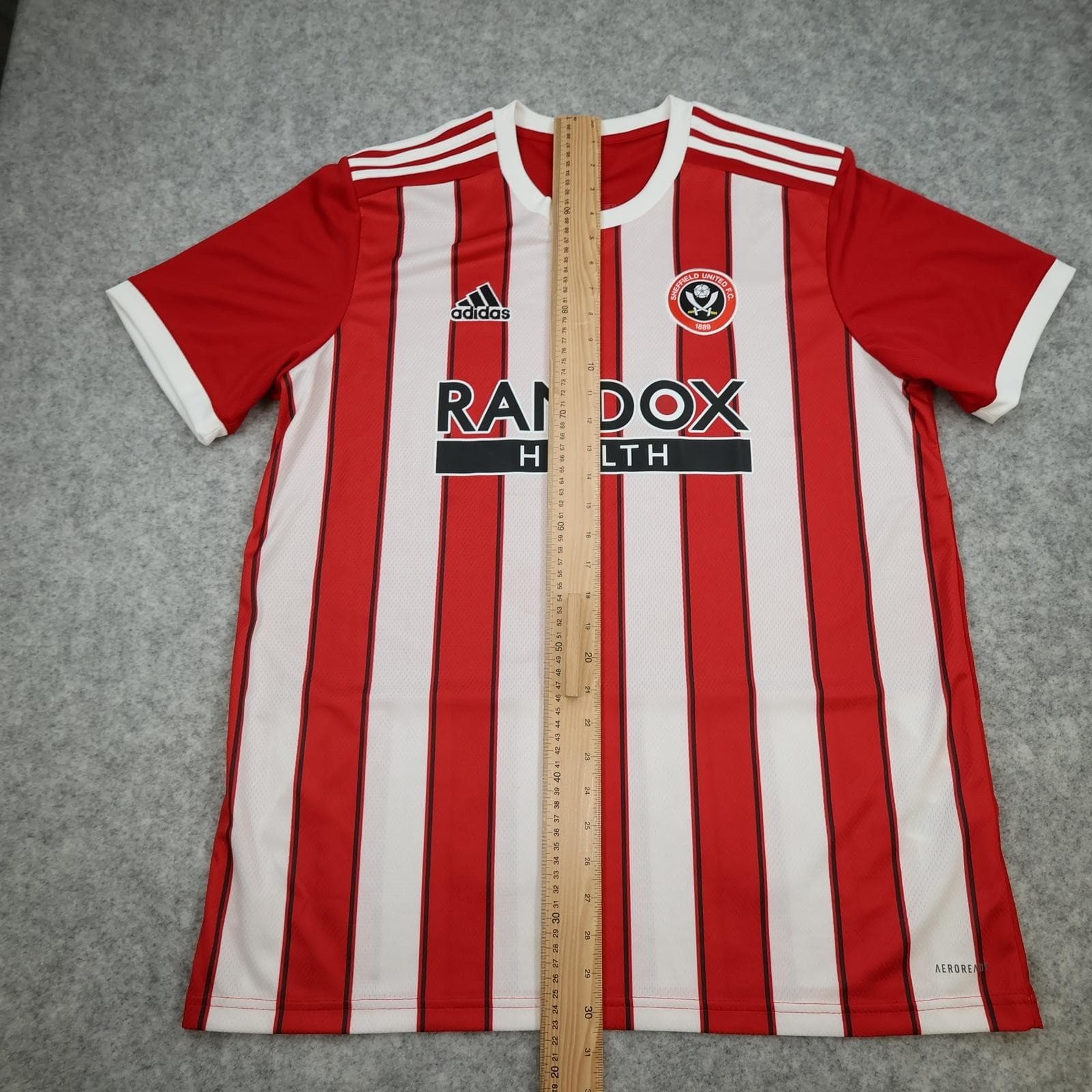 Sheffield United Shirt Mens XL Red Home 2021 2022 EFL Football Adidas Randox photo 11