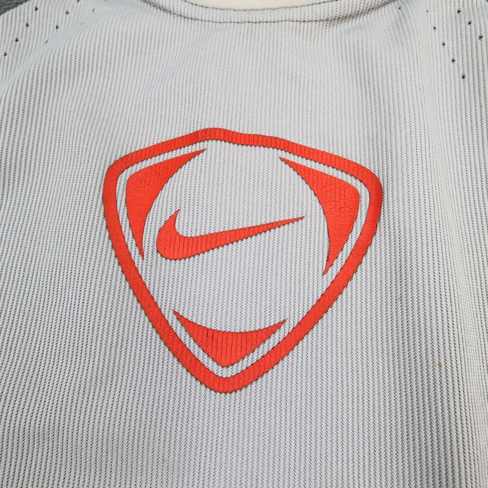 Vintage Arsenal Training Shirt Mens Medium Grey 2000 2002 Nike Soccer Jersey photo 4