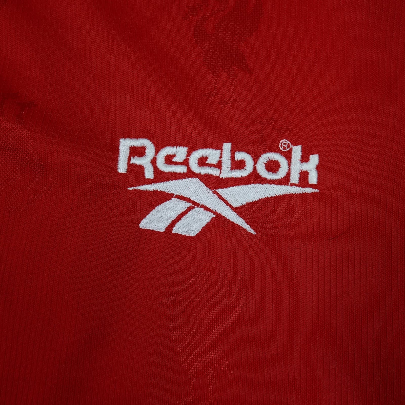 Vintage Liverpool Shirt Large Red Home Kit 1996 1997 Reebok Jersey 42/44 90s photo 6