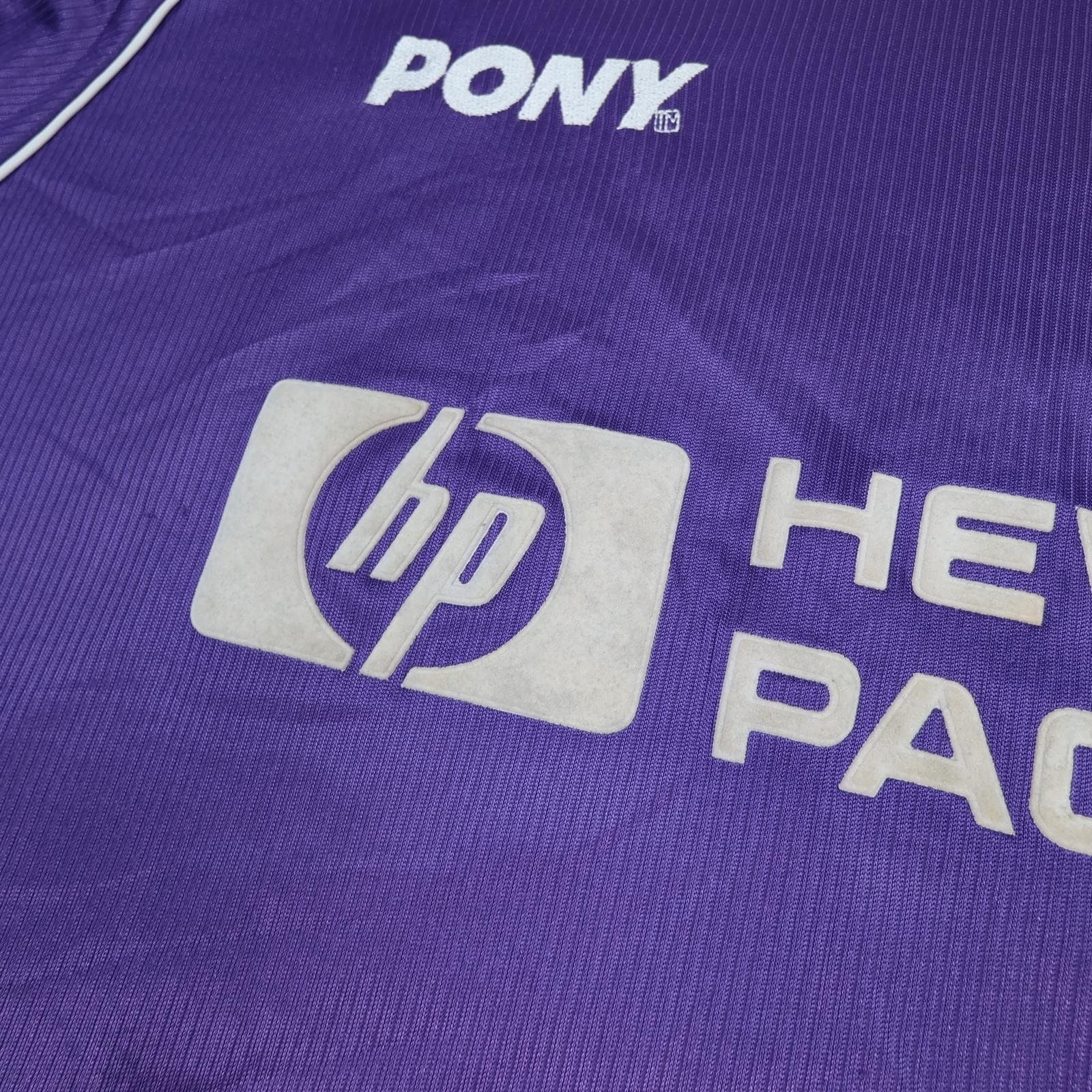 Vintage Tottenham Hotspur Shirt Mens 2XL Purple 1996 1997 Pony Ginola 14 Jersey photo 4
