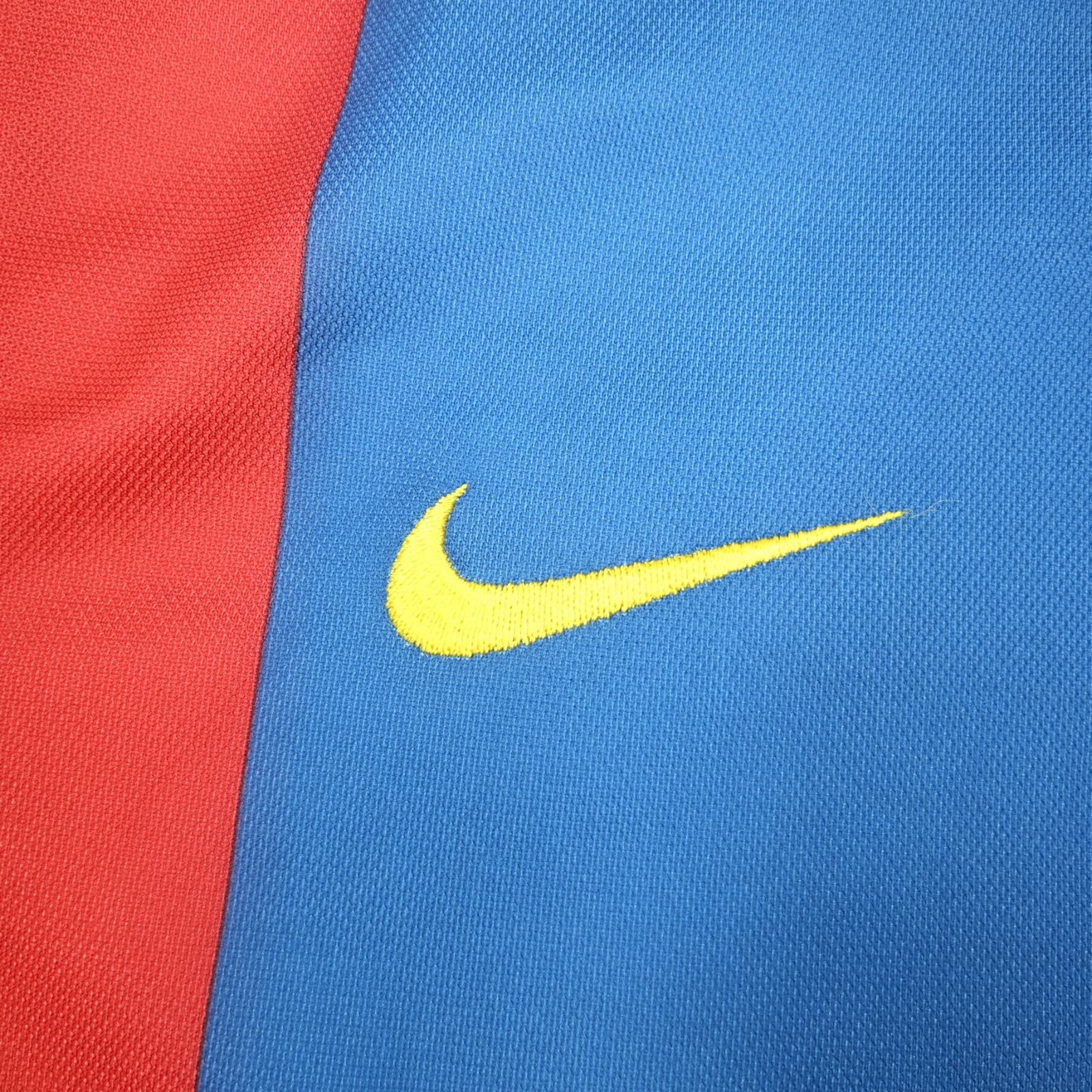 Vintage Barcelona Shirt Medium Red Home Kit 2008 2009 Nike Jersey Football photo 4