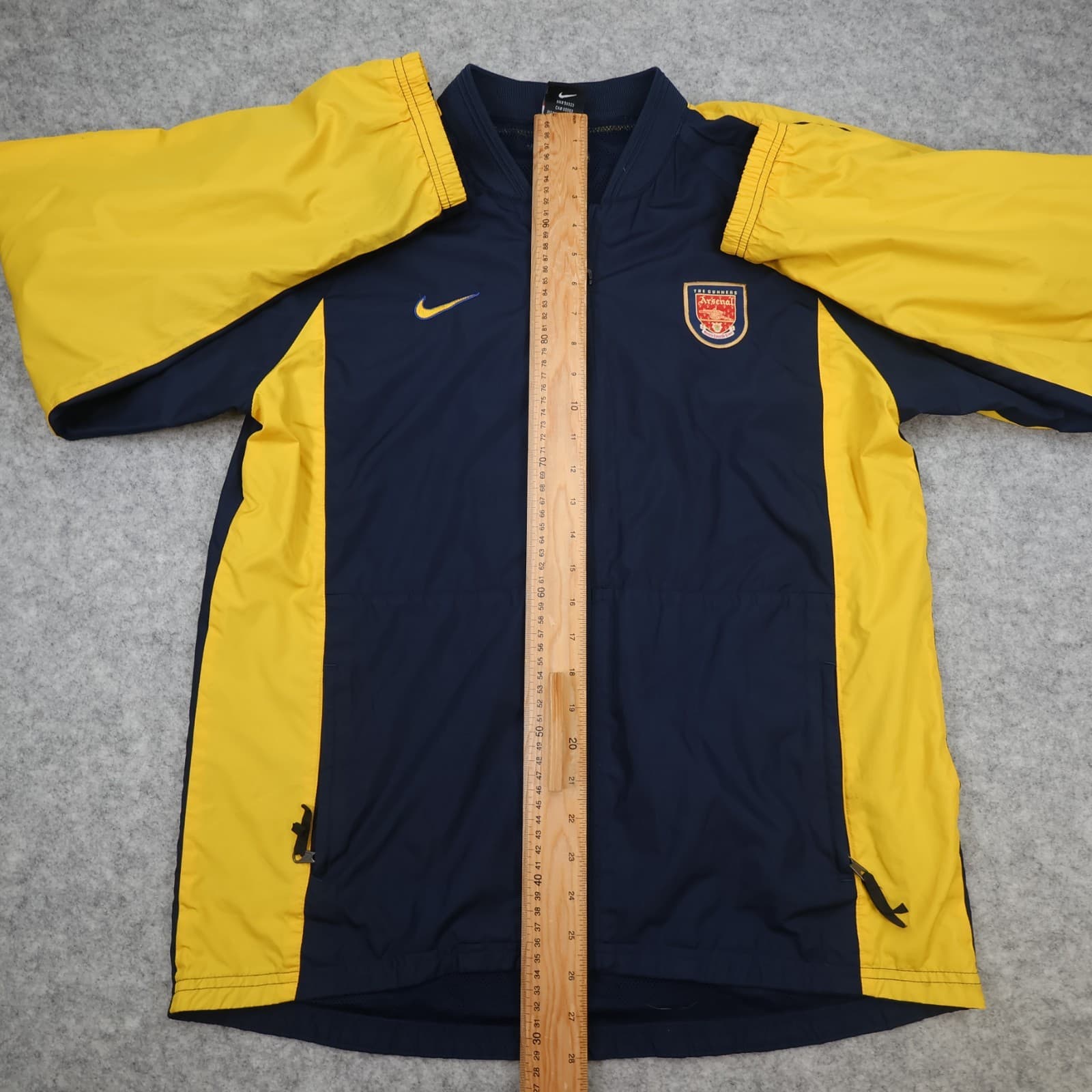Arsenal Jacket Extra Large Boys 42" Training Rain Nike Windbreaker 1999 2001 photo 11