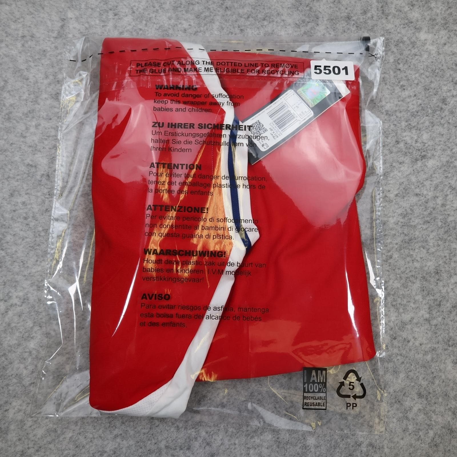 Arsenal Shirt Mens Small Home 2024 2025 Red Adidas Soccer Jersey Slim Fit photo 12