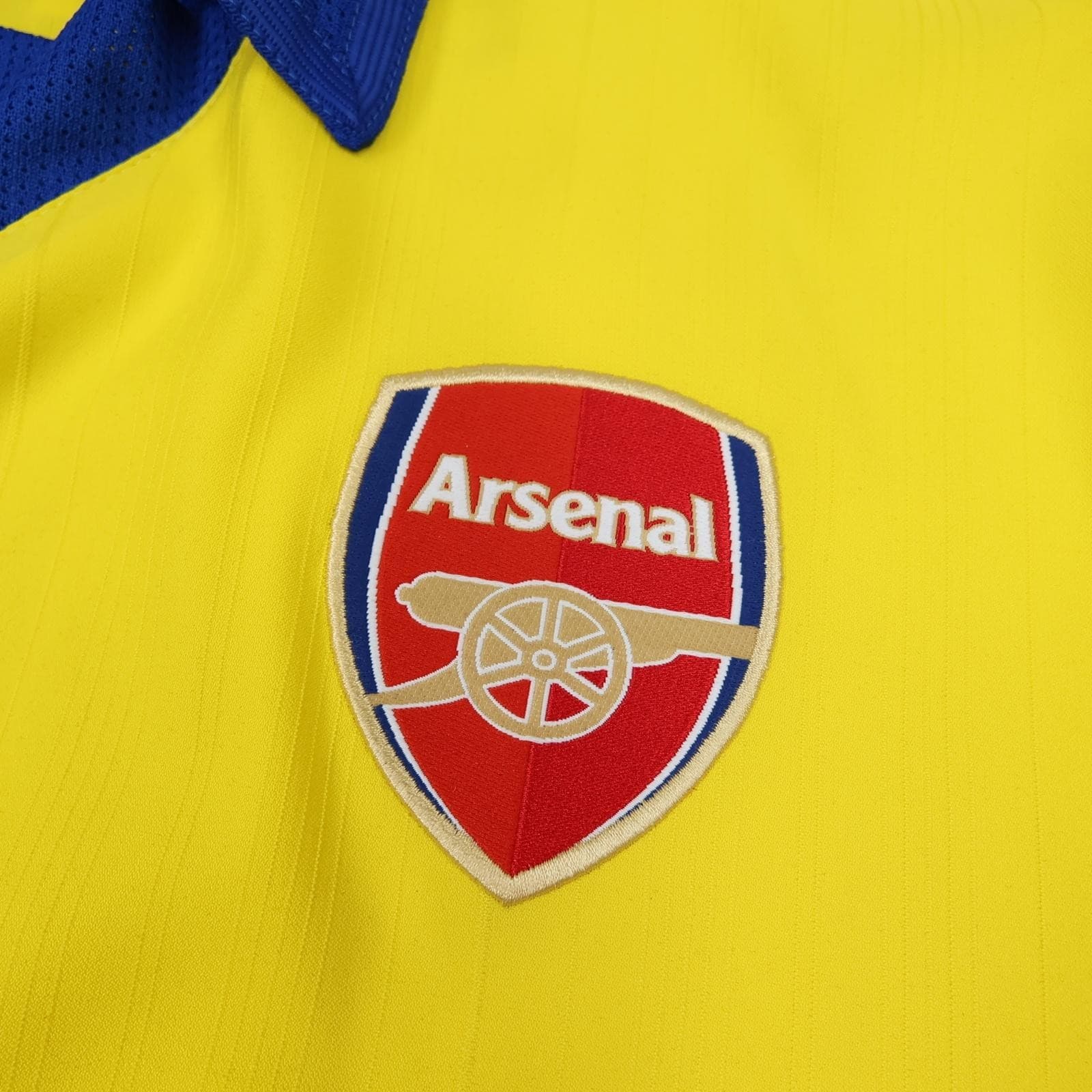 Arsenal Away Shirt XL Long Sleeve Yellow 2002 2004 Nike Henry 14 Soccer Jersey photo 6
