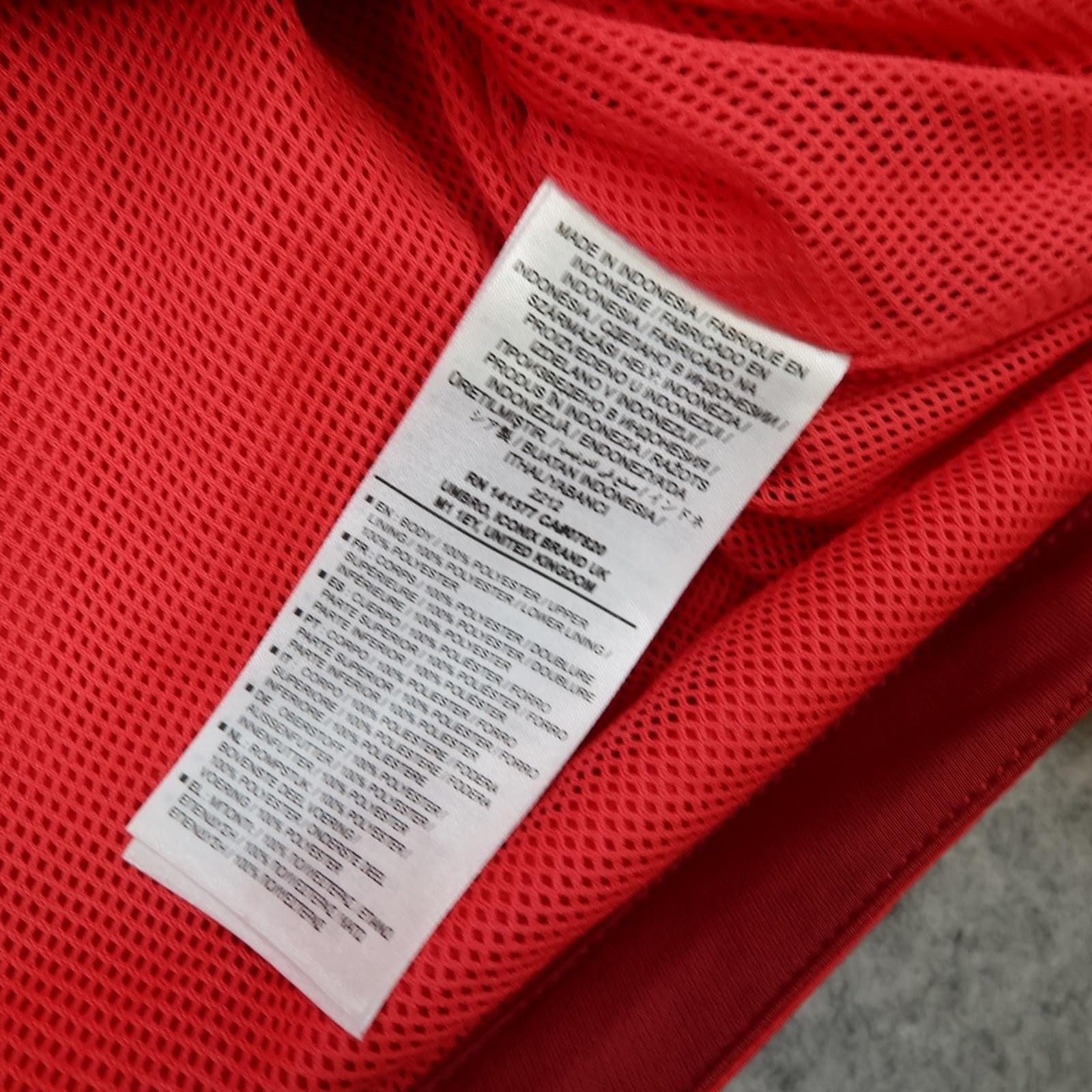 Heart Of Midlothian Jacket Mens Medium Red SPFL Football Umbro Hooded Training photo 5