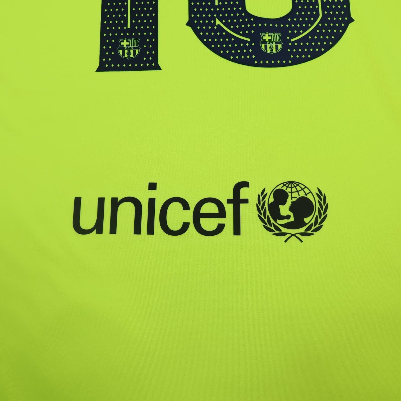 Barcelona Away Shirt Mens Medium Yellow 2018 2019 Football Nike Messi 10 Jersey photo 4
