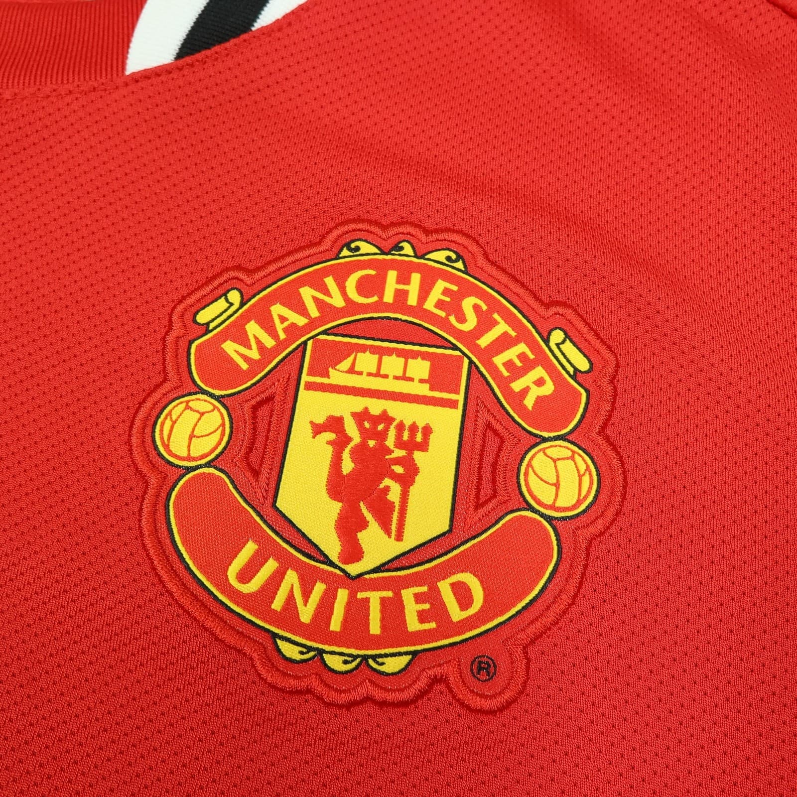 Manchester United Shirt Mens Medium Red Home 2010 2011 Nike Soccer Phil Jones 4 photo 6