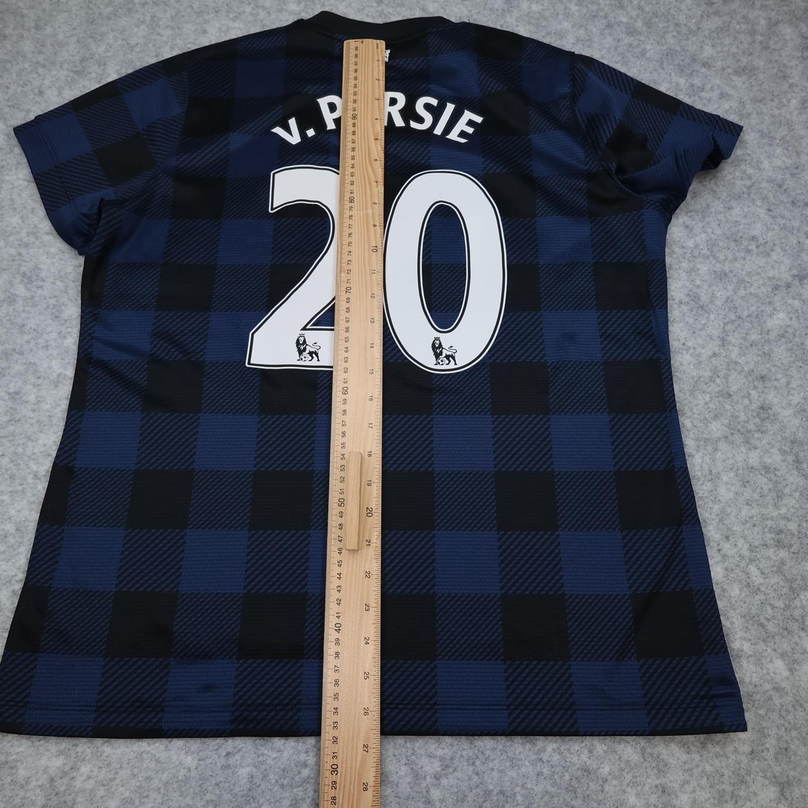 Manchester United Shirt Kids XL Blue Away 2013 2014 Football Nike Van Persie 20 photo 11