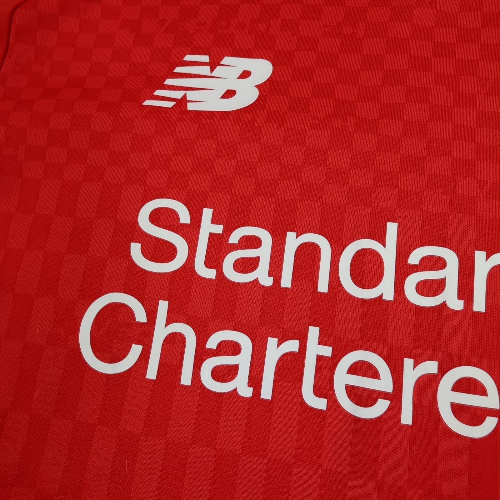 Liverpool Shirt Mens Medium Red Home 2015 2016 New Balance Jersey Henderson 14 photo 4