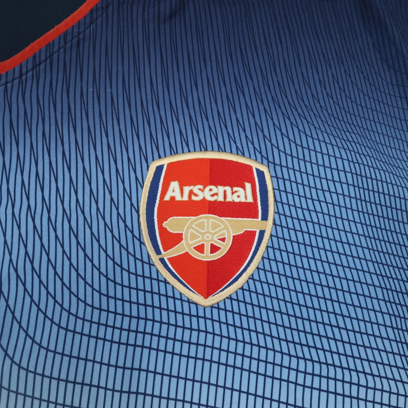 Vintage Arsenal Shirt Extra Large Blue Away 2002 2003 Nike Vieira Soccer Jersey photo 4