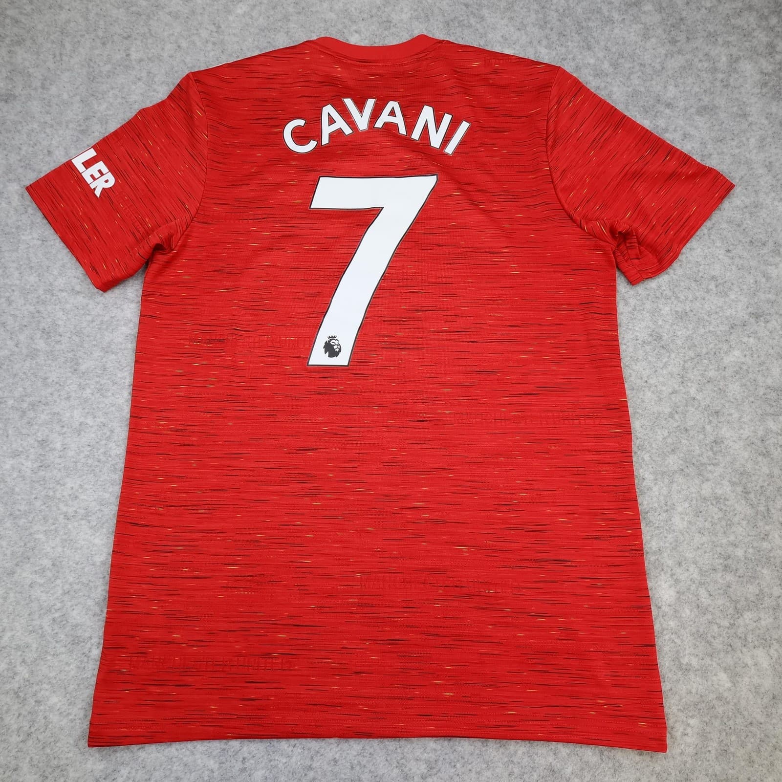 Manchester United Shirt Mens Medium Home 2020 2021 Adidas Cavani 7 Soccer Jersey