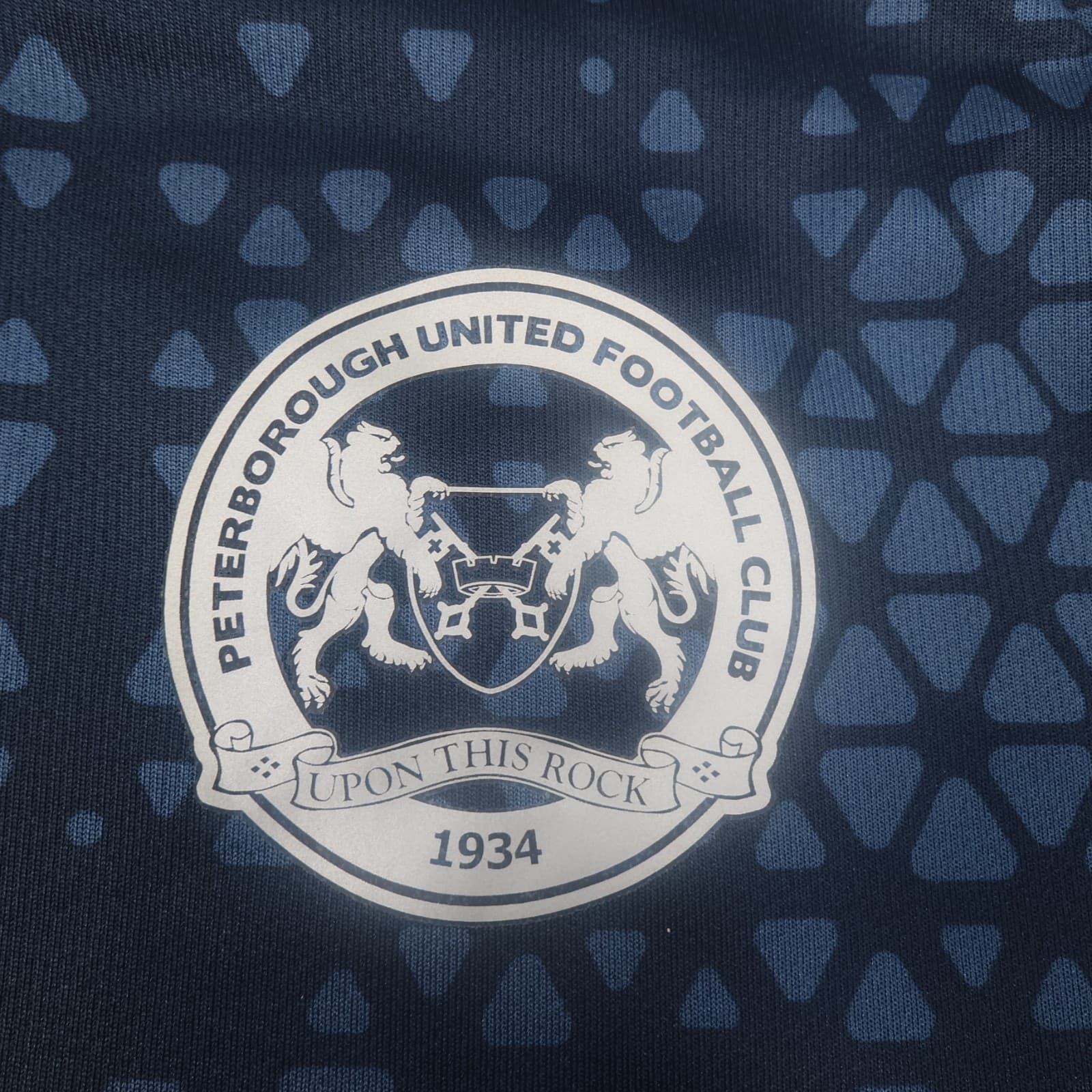 Peterborough United Shirt Extra Large Blue Training Kit Puma Soccer Jersey photo 5