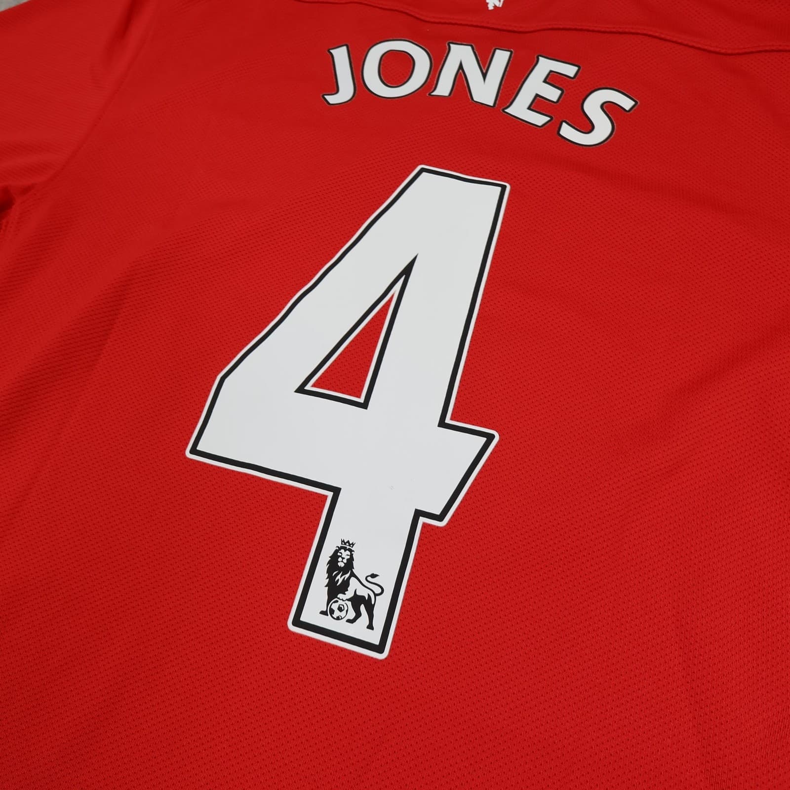 Manchester United Shirt Mens Medium Red Home 2010 2011 Nike Soccer Phil Jones 4 photo 10