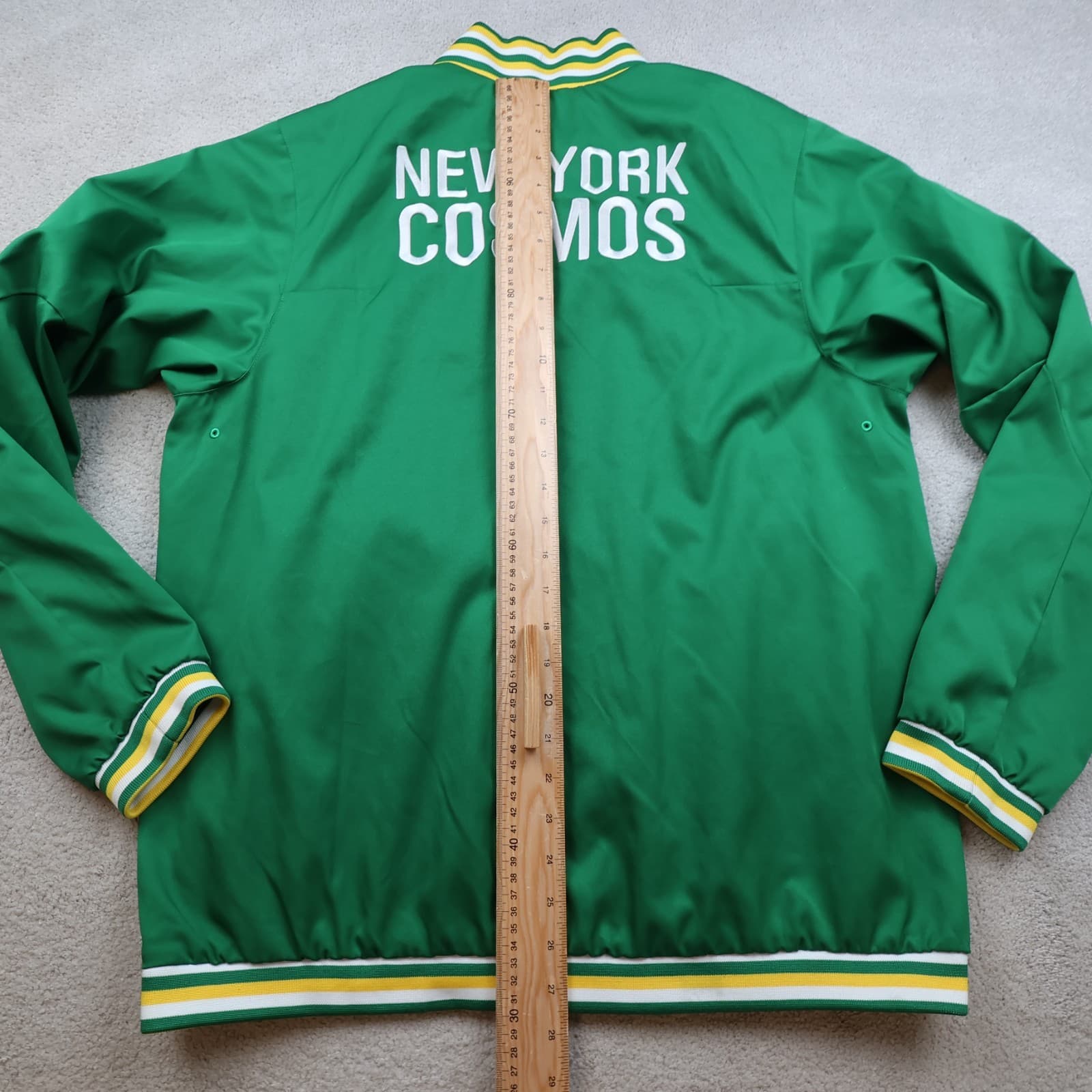 New York Cosmos Jacket Large Green Woven Anthem 2012 2013 Tracksuit Track Mens photo 10