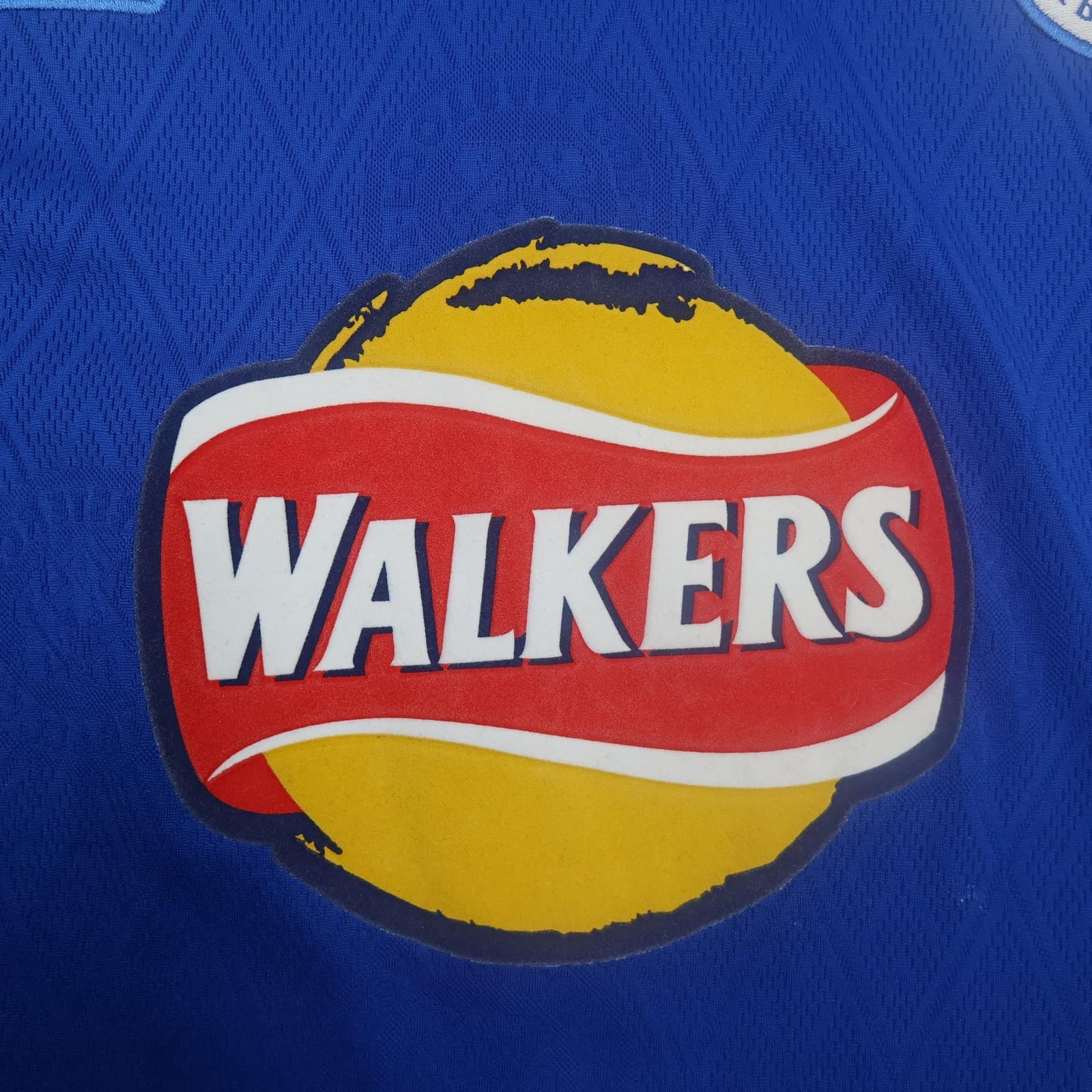 Leicester City Shirt Mens Large Blue Home 1998 2000 Score Draw Walkers Jersey photo 5