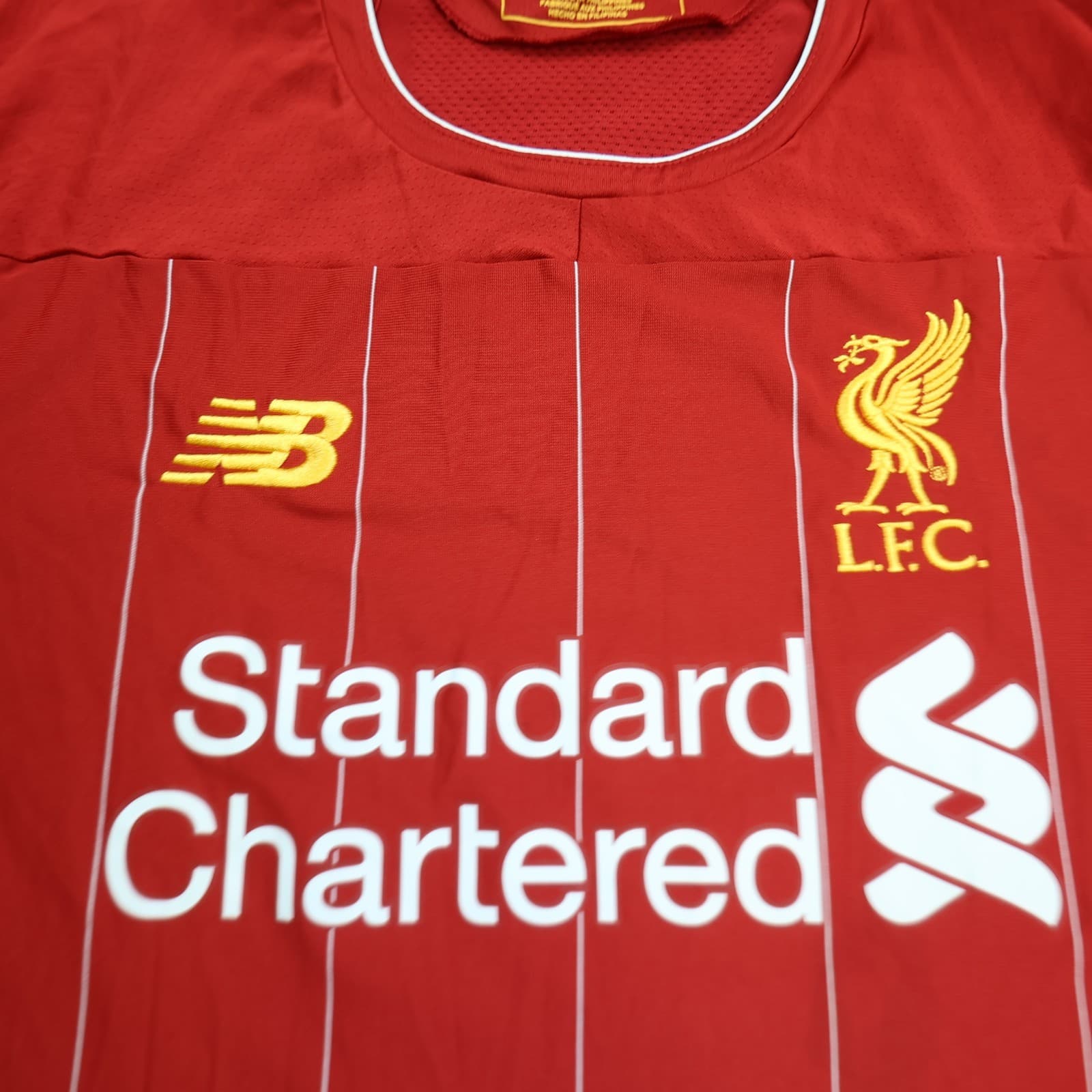 Liverpool Shirt Large Red Home Kit 2019 2020 New Balance Jersey van Dijk 4 photo 3