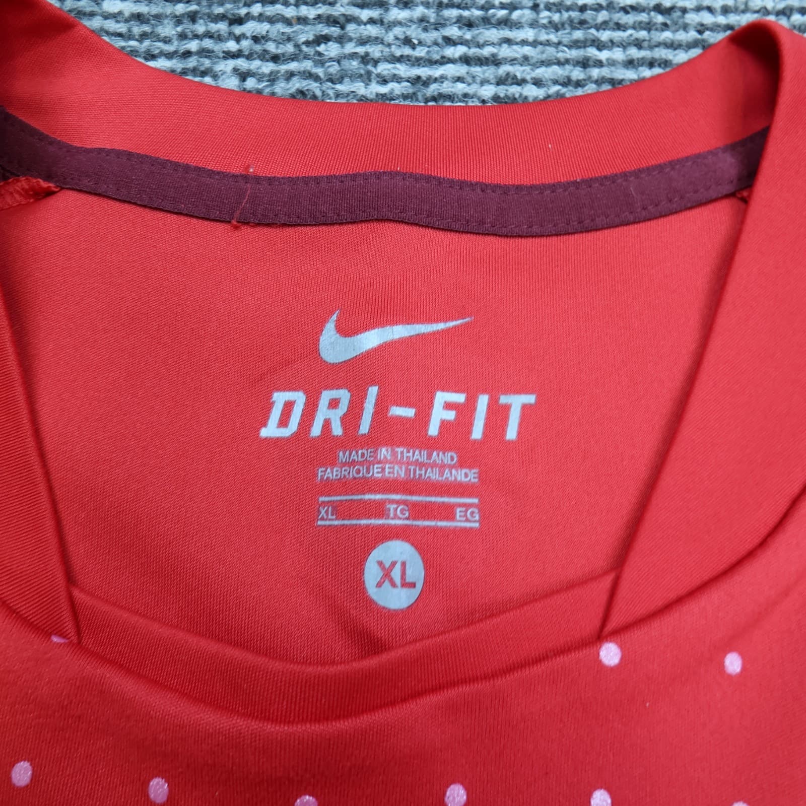 Arsenal Shirt Extra Large Red Training Kit 2011 2012 Nike Soccer Jersey Pokadot photo 5