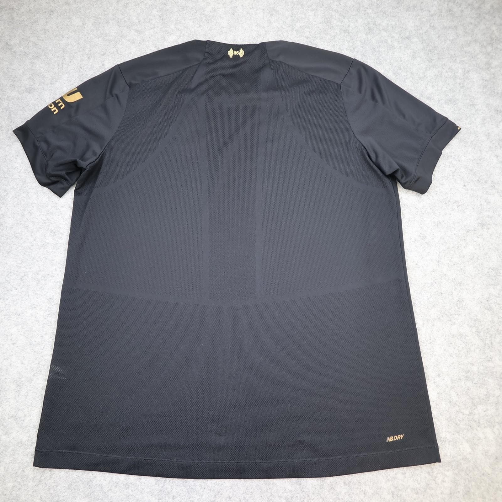Liverpool Shirt Mens XL Black Goalkeeper New Balance 2019 2020 Soccer Jersey photo 2
