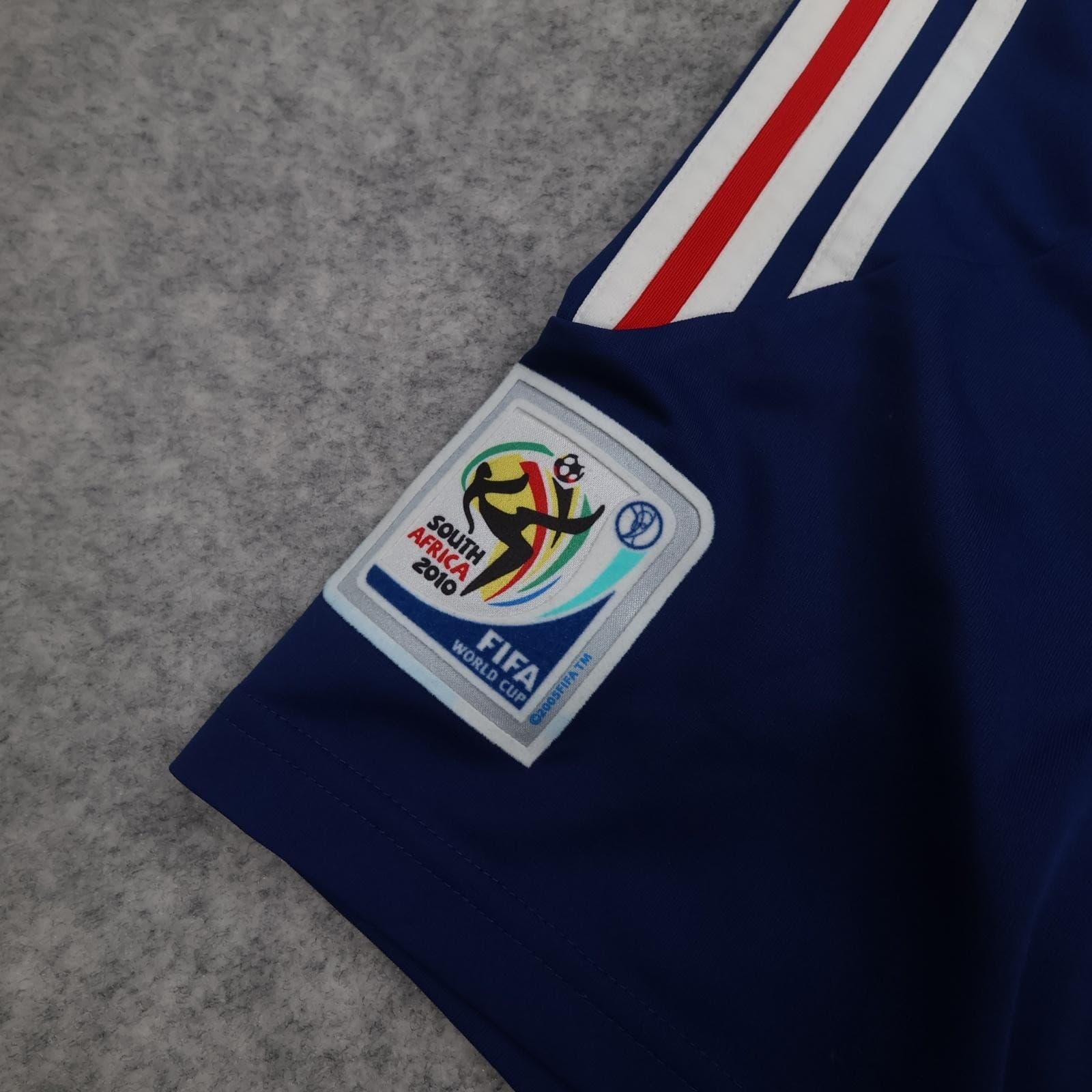 France Home Shirt Mens Large Blue 2010 Football Adidas Henry 12 Jersey photo 8