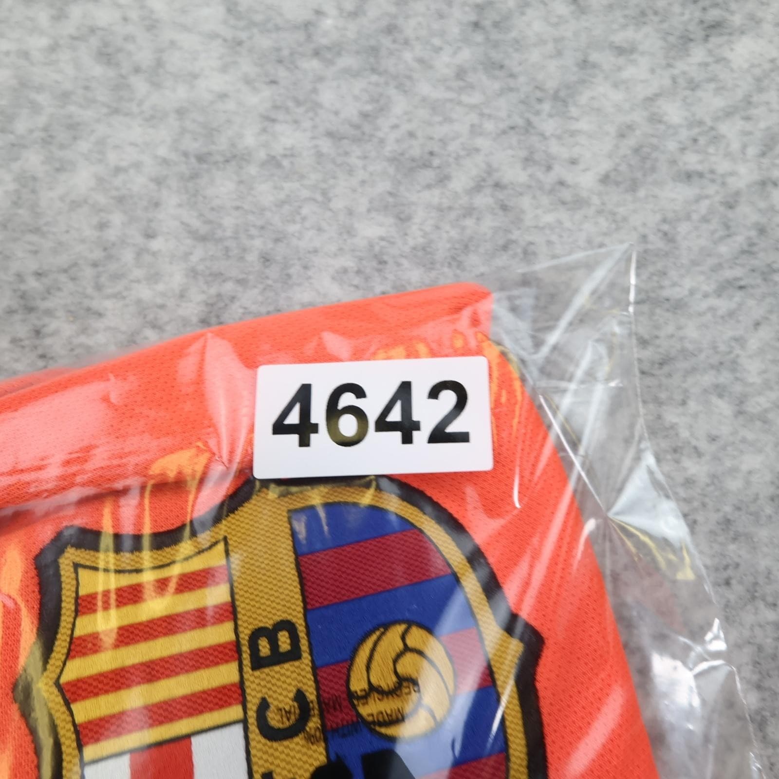 Barcelona Shirt Mens 2XL Orange Away 2014 2015 Football Nike Qatar Airways photo 18