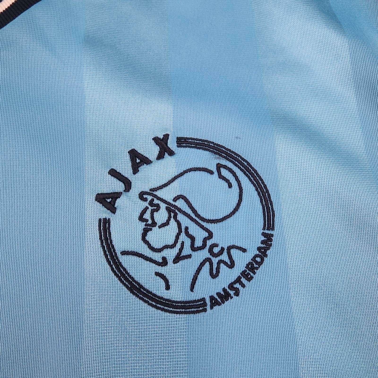 Ajax Shirt Mens Medium Blue Away 2010 2011 Football Adidas AEGON Jersey photo 4