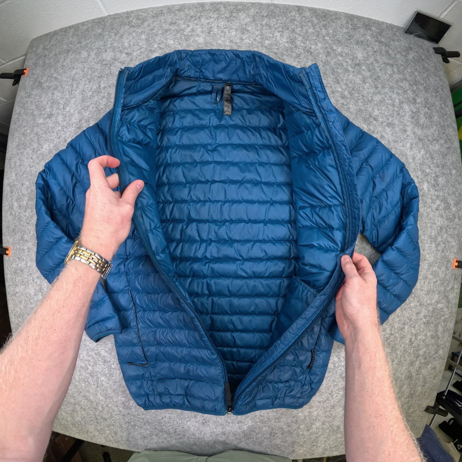 Arsenal Jacket Extra Small Blue Arsenal Zip Football Men Down Padded photo 2