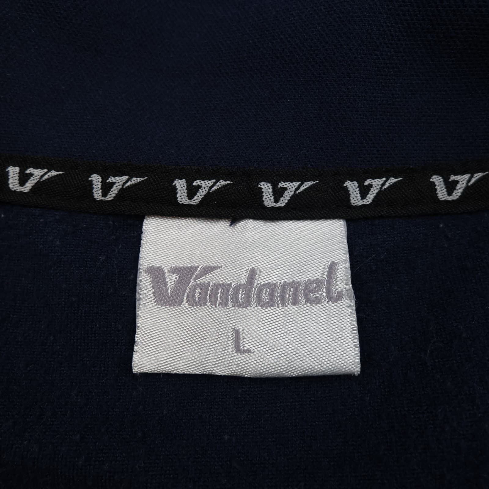 Wrexham Football Jumper Large Navy Pullover Sweatshirt Vandanel Soccer Jersey photo 6