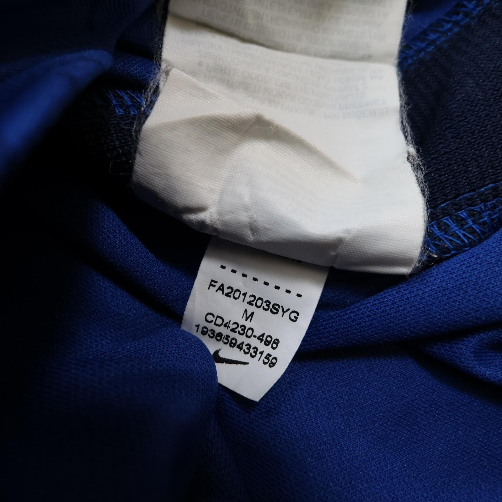 Chelsea Shirt Mens Medium Blue Home 2020 2021 Football Nike Kante 7 UCL Final photo 13