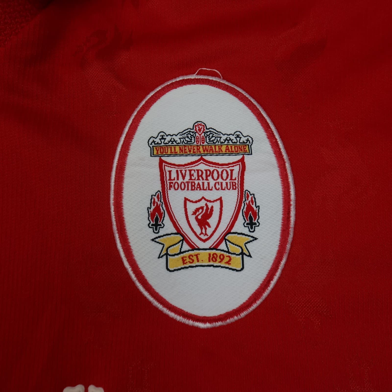Vintage Liverpool Shirt Large Red Home Kit 1996 1997 Reebok Jersey 42/44 90s photo 5