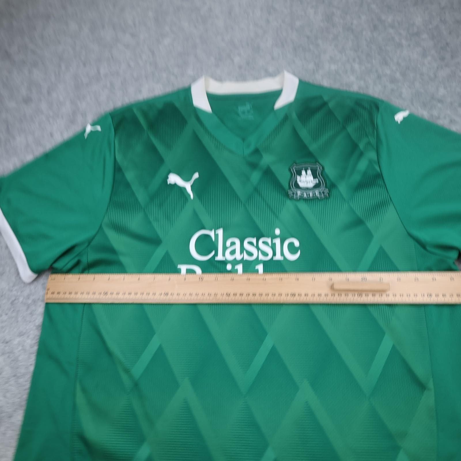 Plymouth Argyle Shirt Mens 3XL Green Home EFL 2024 2025 Puma Soccer Jersey photo 11