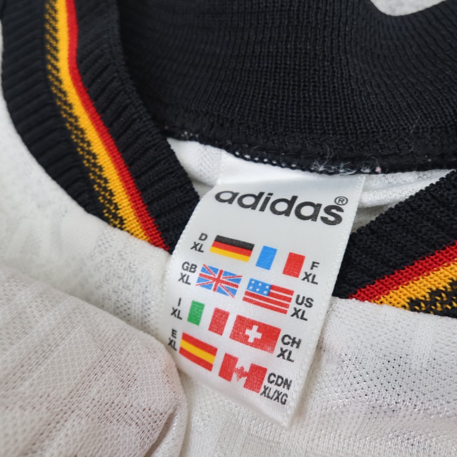 Vintage Germany Football Shirt Extra Large Home Kit 1996 1998 Jersey Deutschland photo 6