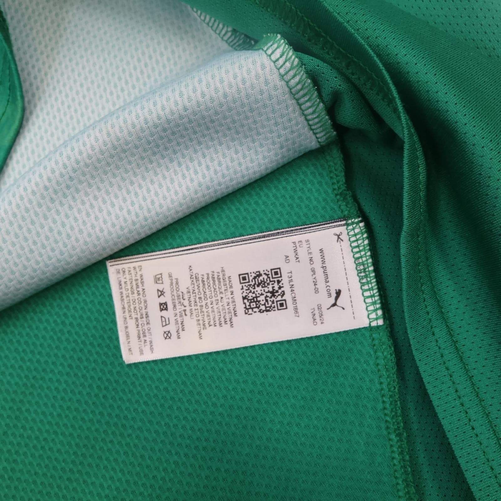 Plymouth Argyle Shirt Mens 3XL Green Home EFL 2024 2025 Puma Soccer Jersey photo 10