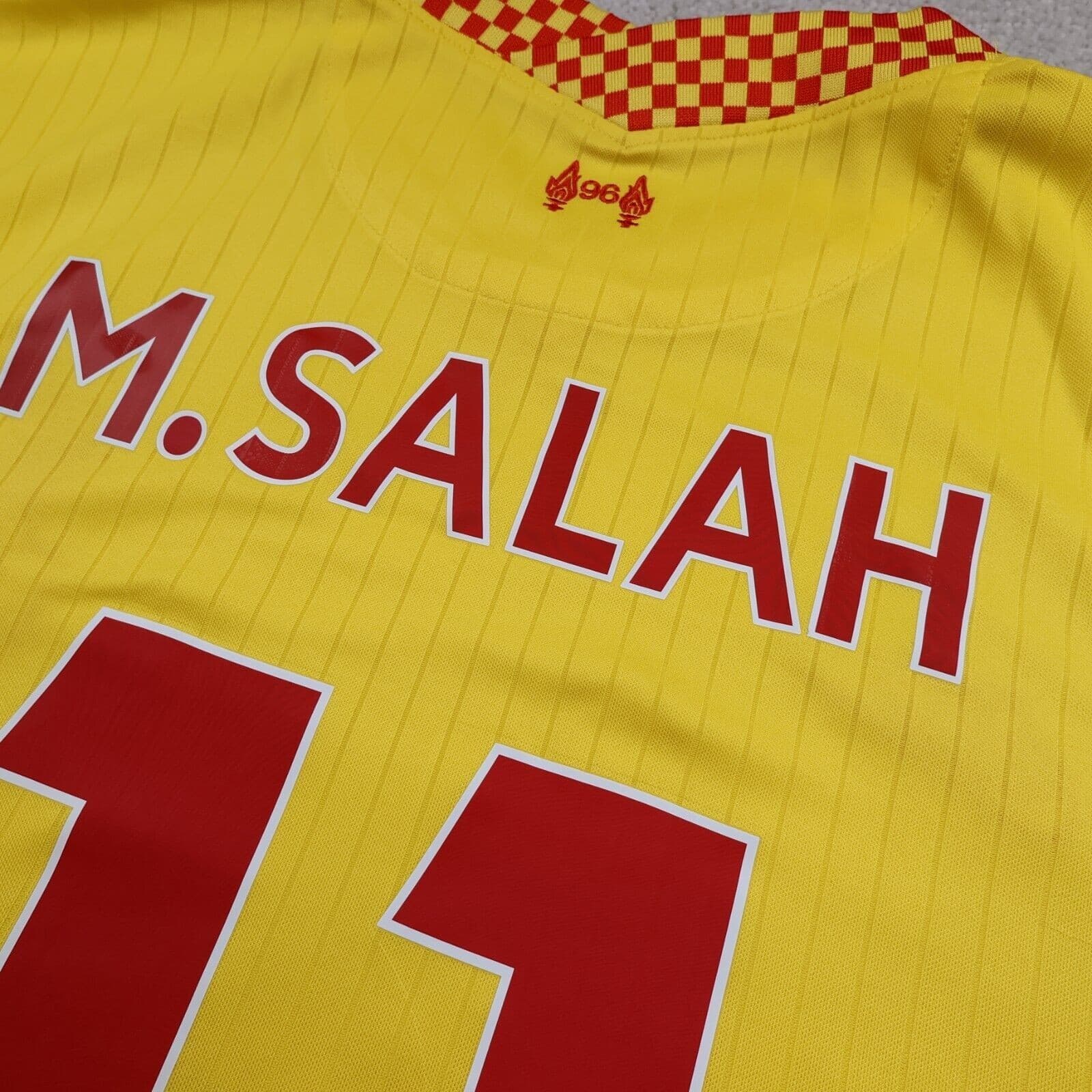 Liverpool Shirt Extra Large Yellow 3rd Kit 2021 2022 Nike Jersey Mo Salah 11 photo 7
