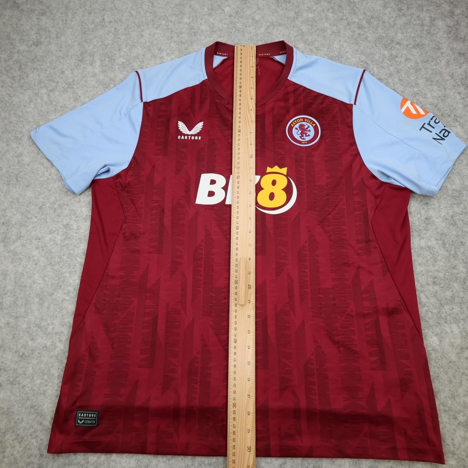 Aston Villa Shirt Mens 2XL Red Home 2023 2024 EPL Football Castore BK8 Jersey photo 11
