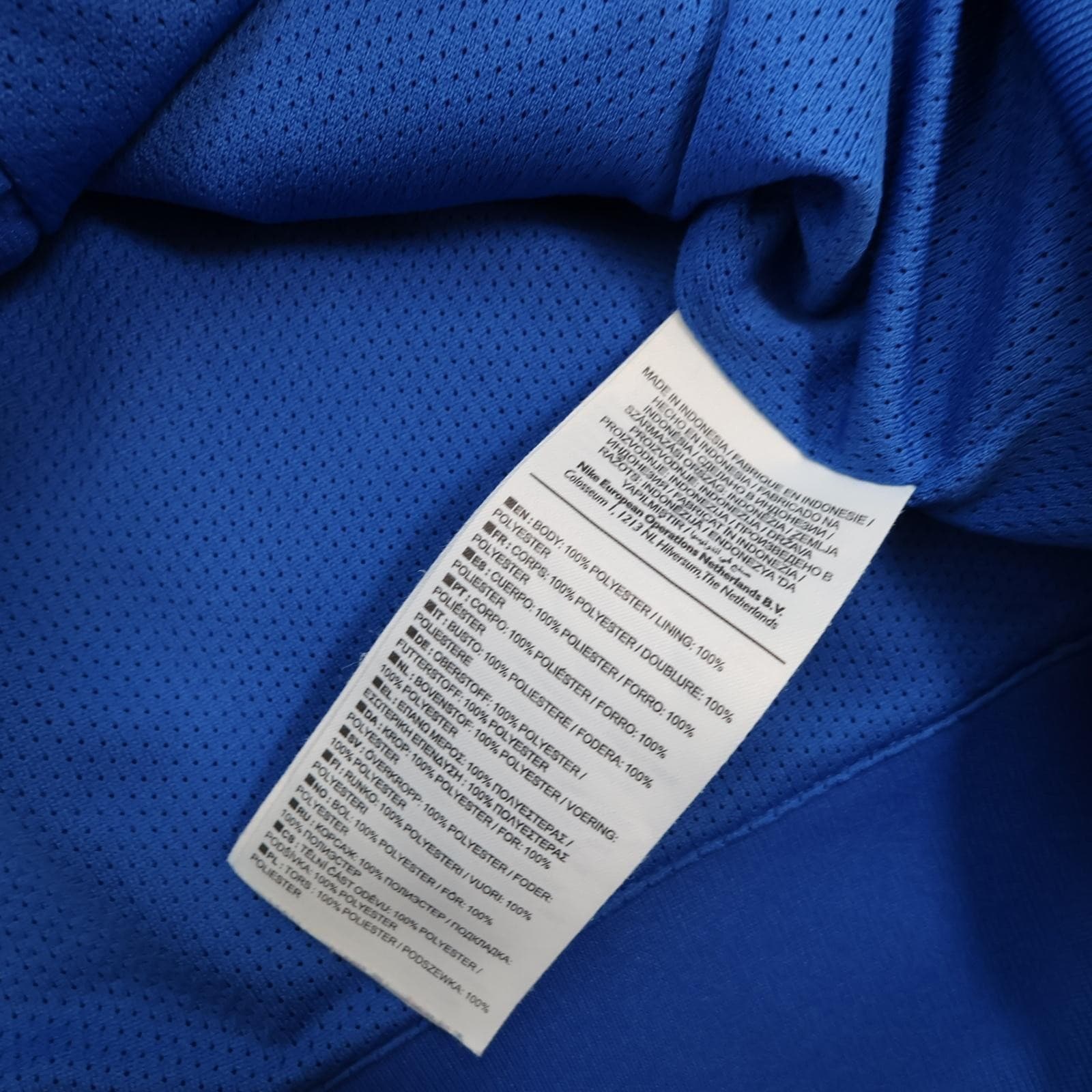 Arsenal Jacket Mens Extra Large Blue Yellow Football Nike Dri Fit 2013 2014 photo 6
