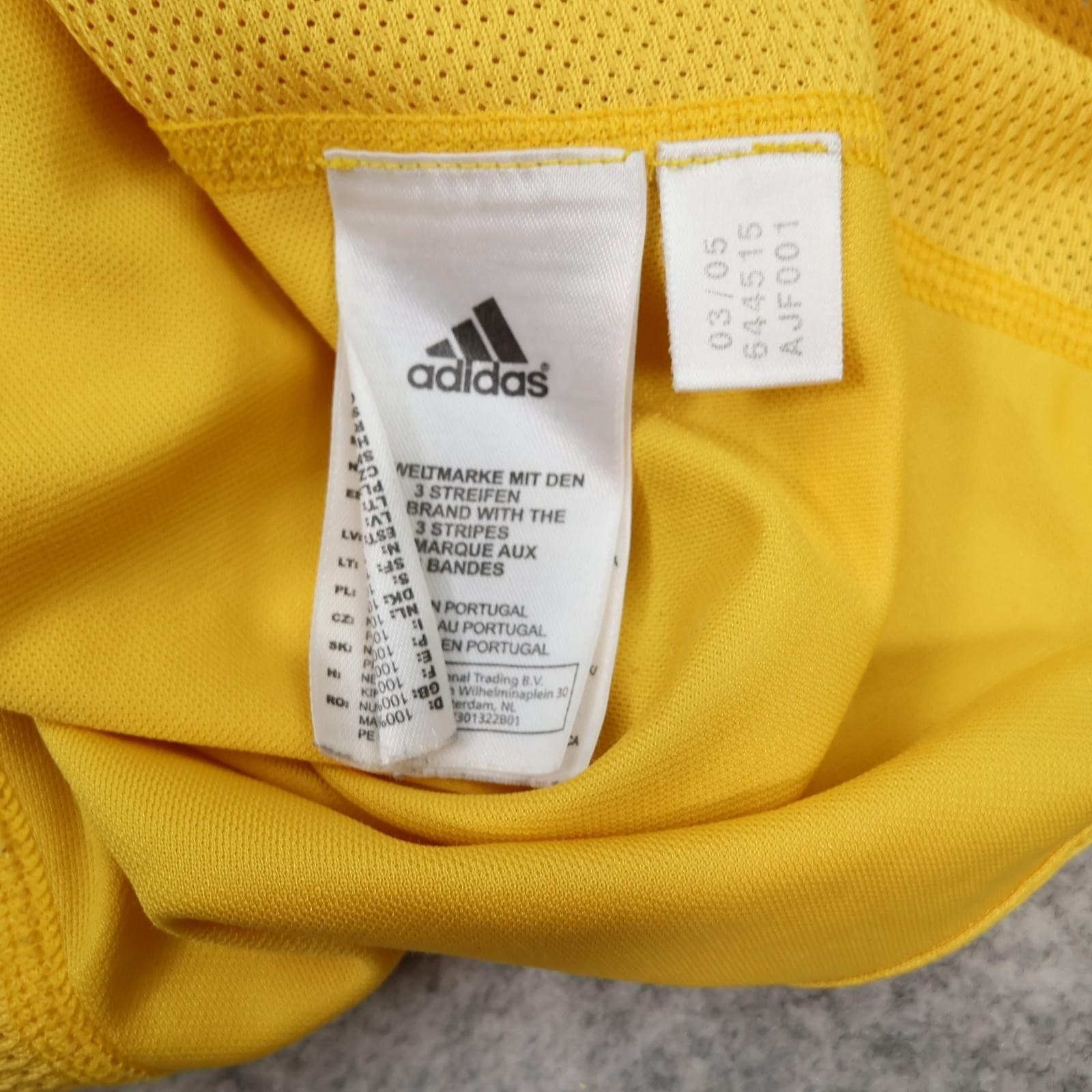 Brondby IF Shirt Mens Small Yellow Home 2005 Football Adidas Codan Soccer Jersey photo 11