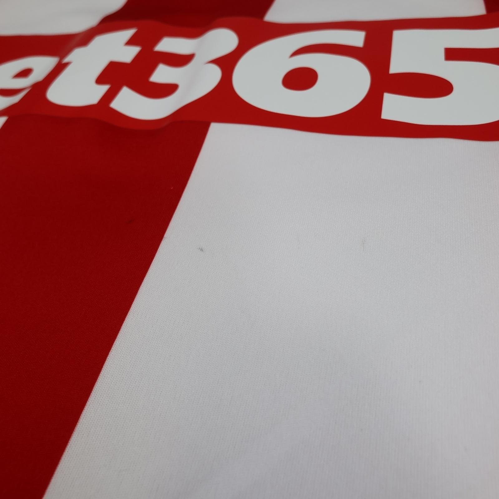 Stoke City Shirt Mens XXXL Red White Home EPL Football Macron Bet365 Jersey photo 6
