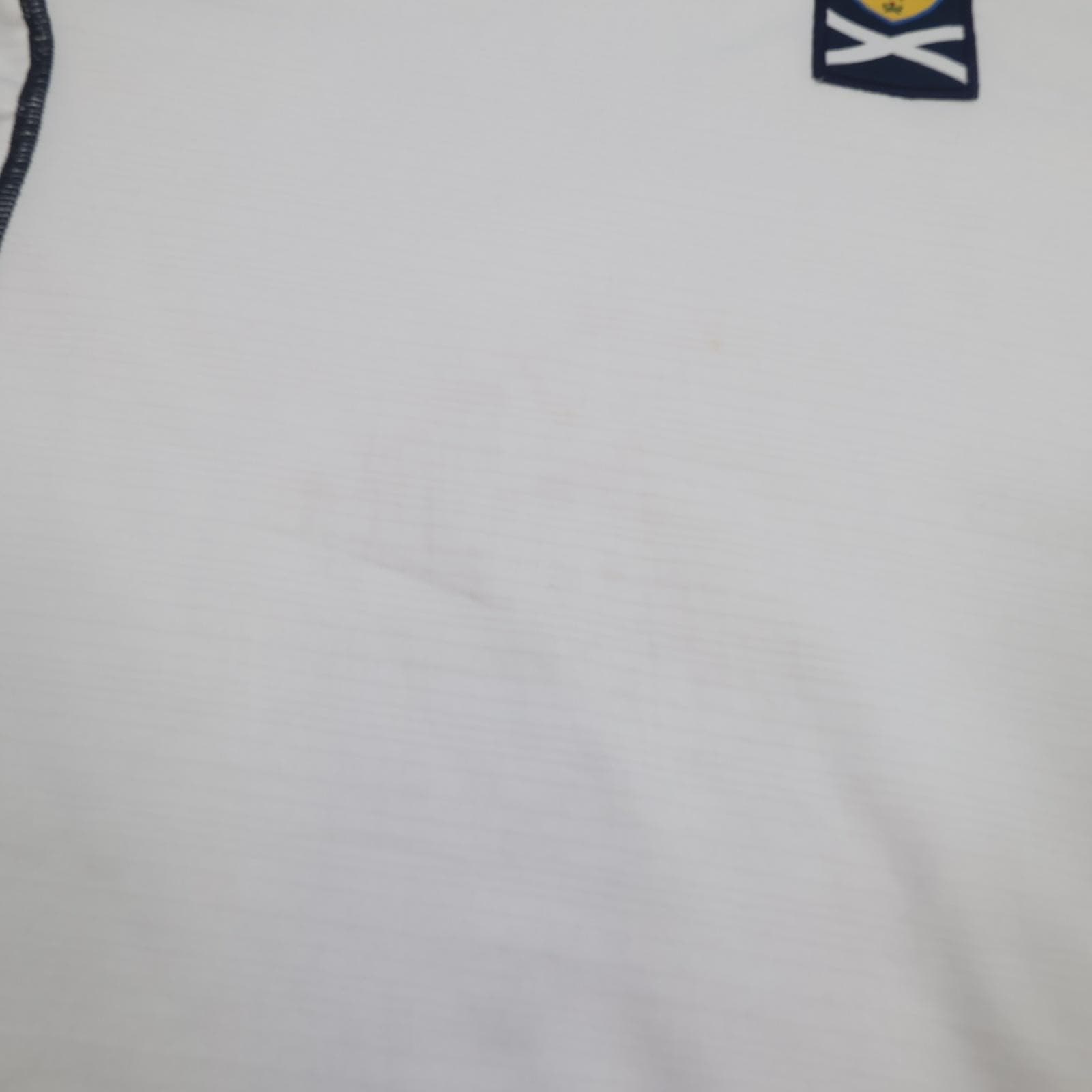 Vintage Scotland Shirt Mens 2XL White Football Diadora Official Jersey photo 7