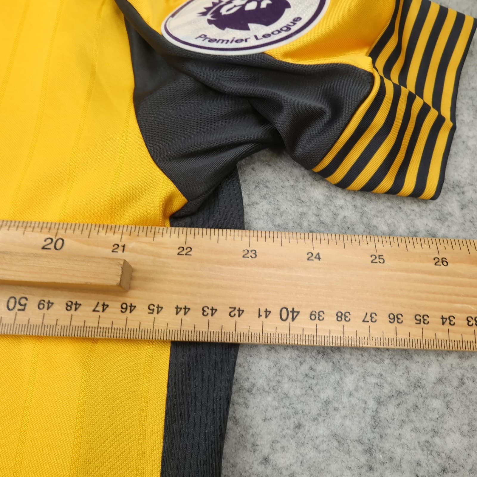 Arsenal Away Shirt Mens Large Yellow 2016 2017 EPL Football Puma Ozil 11 Jersey photo 12