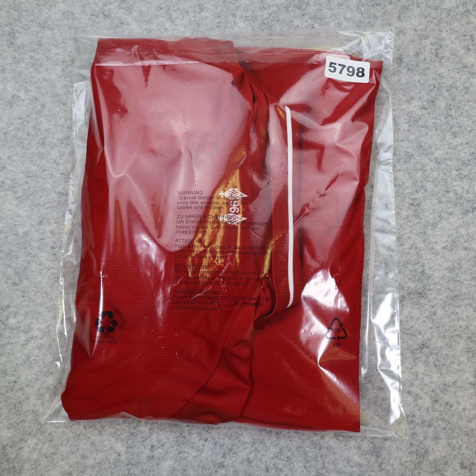 Liverpool Shirt Mens XL Red Home 2018 2019 Football New Balance Soccer Jersey photo 15