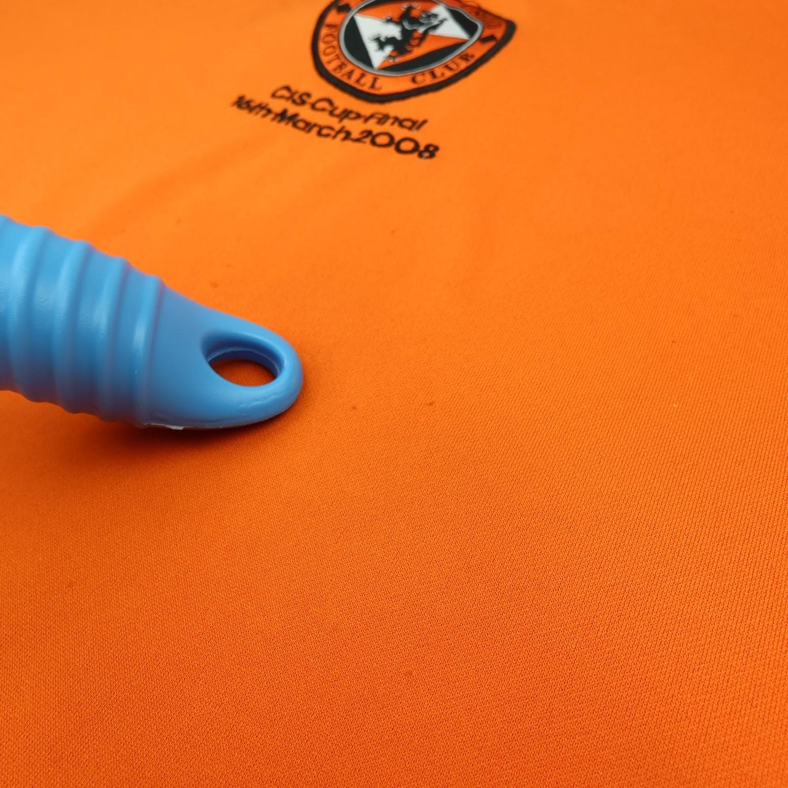 Dundee United Shirt Mens XL Orange Home 2008 CIS Cup Football Hummel Jersey photo 5