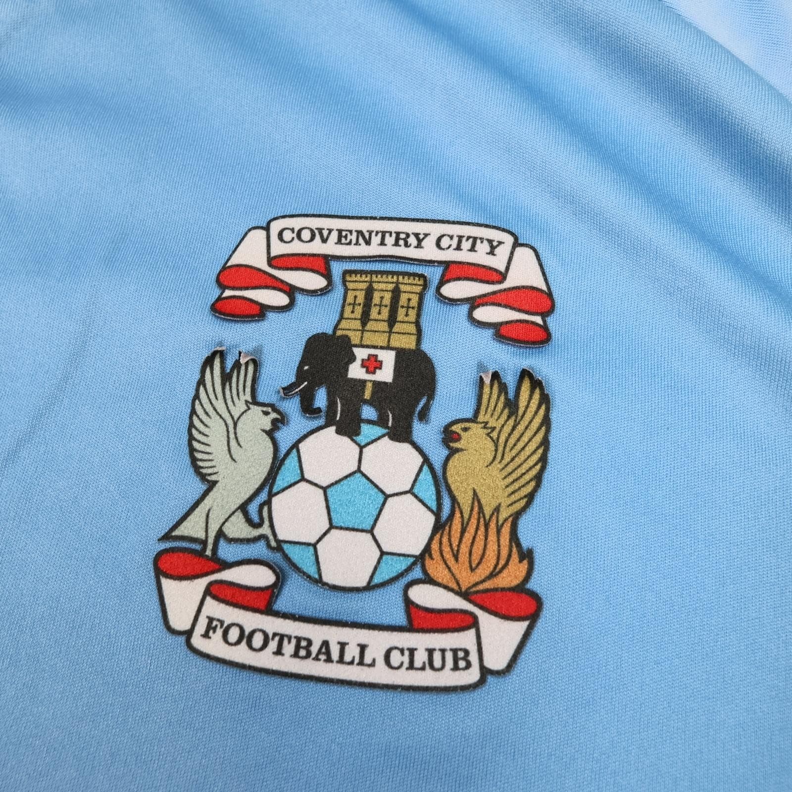 Coventry City Shirt Mens Medium Blue Home 2020 2021 Football Hummel Jersey photo 6