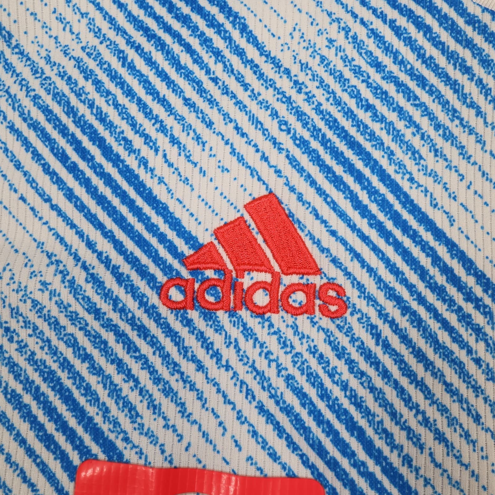 Manchester United Shirt Large Blue Away Kit 2021 2022 Adidas Football Jersey photo 5