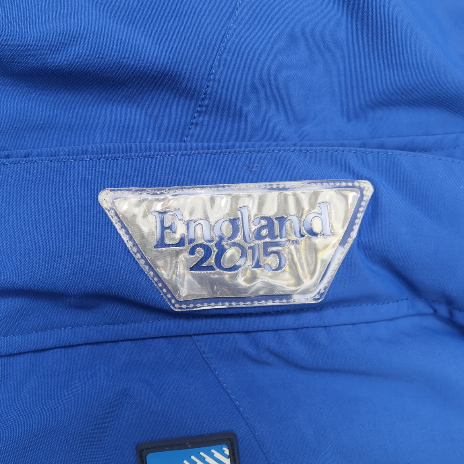 Vintage England Rugby Jacket Large Blue Rain Coat Waterproof Musto 2015 photo 5