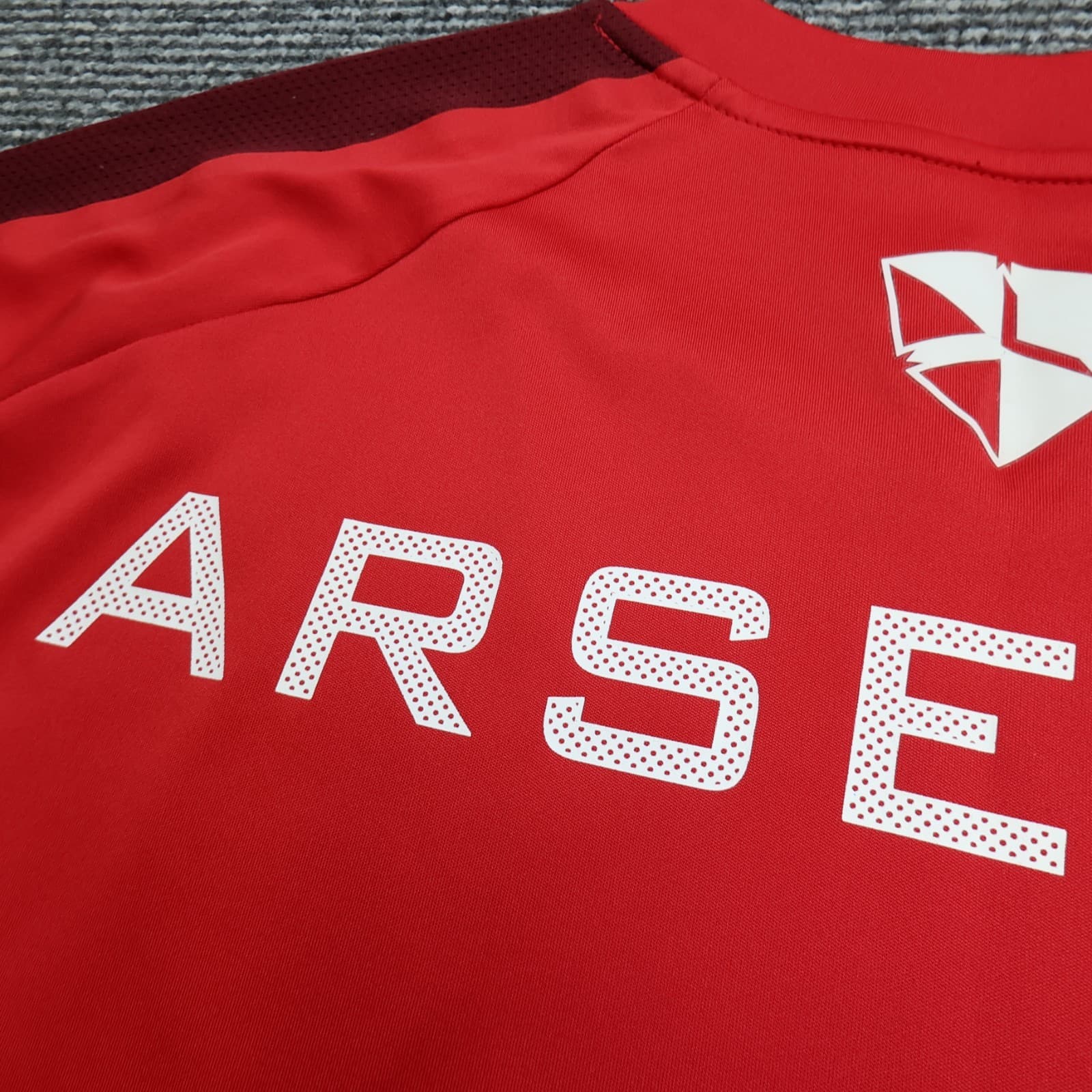 Arsenal Shirt Extra Large Red Training Kit 2011 2012 Nike Soccer Jersey Pokadot photo 9