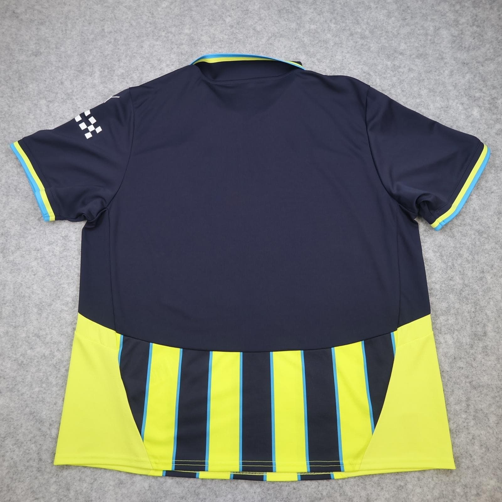 Manchester City Away Shirt Mens 2XL 2024 2025 Football Puma Yellow Striped photo 2
