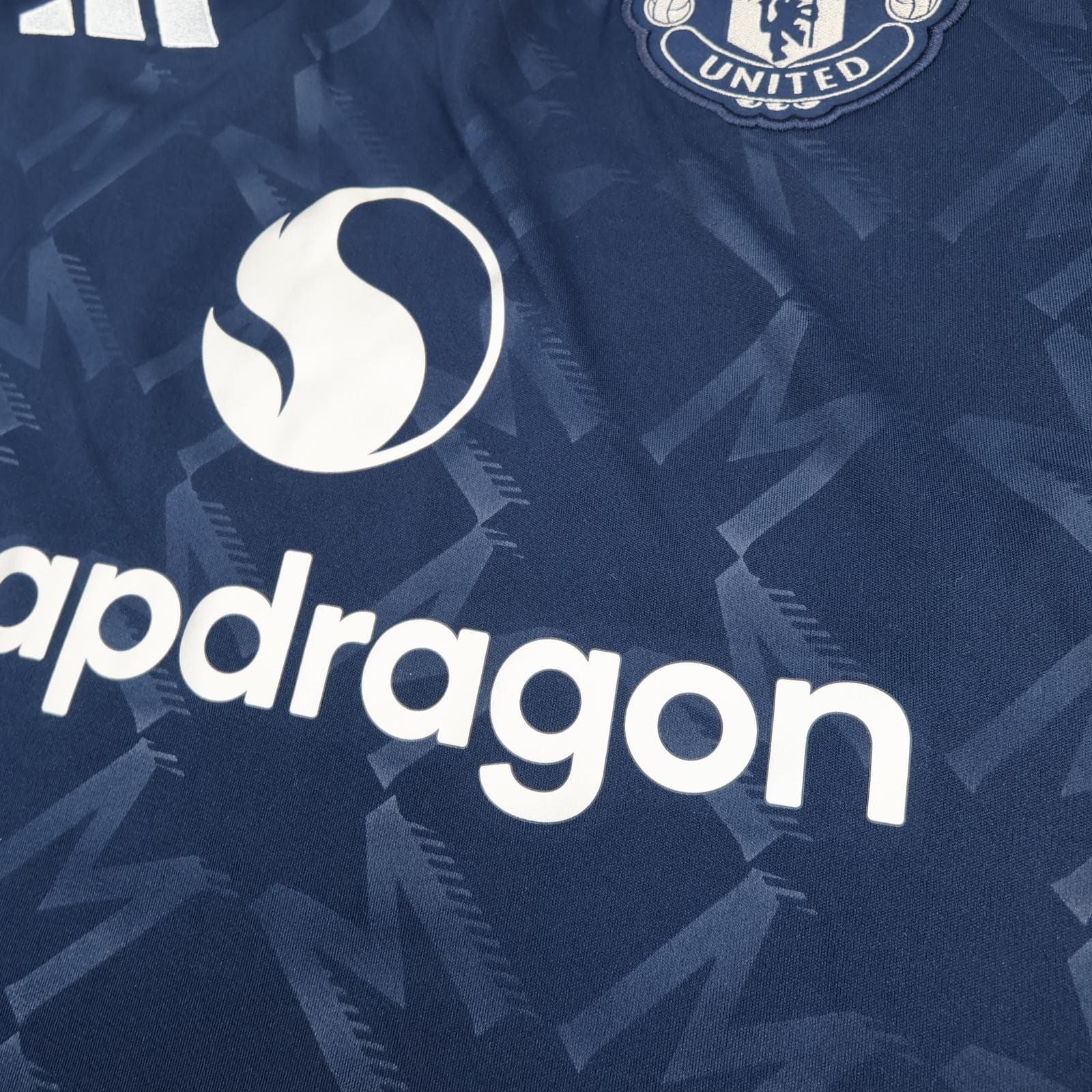 Manchester United Shirt Mens Large 3rd Kit 2024 2025 Football Adidas Snapdragon photo 5
