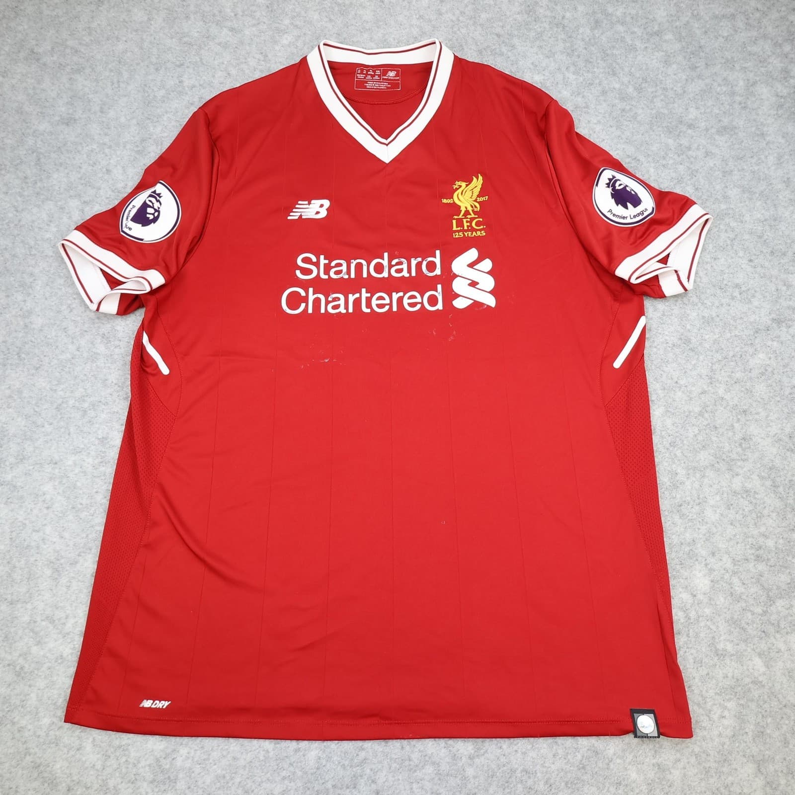 Liverpool Shirt Mens XL Red Home 2017 2018 Football New Balance Soccer Jersey